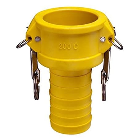 Slugfest Supplies 2 in. Quick Coupling Glass & Reinforced Nylon Female Coupler SL974040